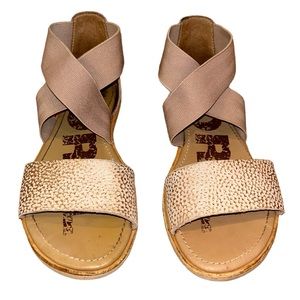 Sorel Ella II pink rose gold strappy sandals women’s size 6.5